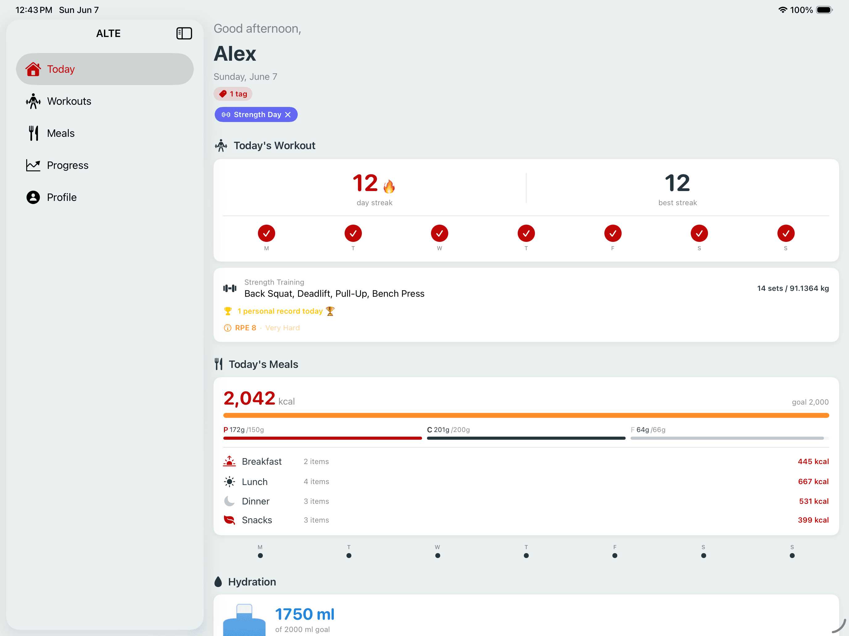 Today Dashboard